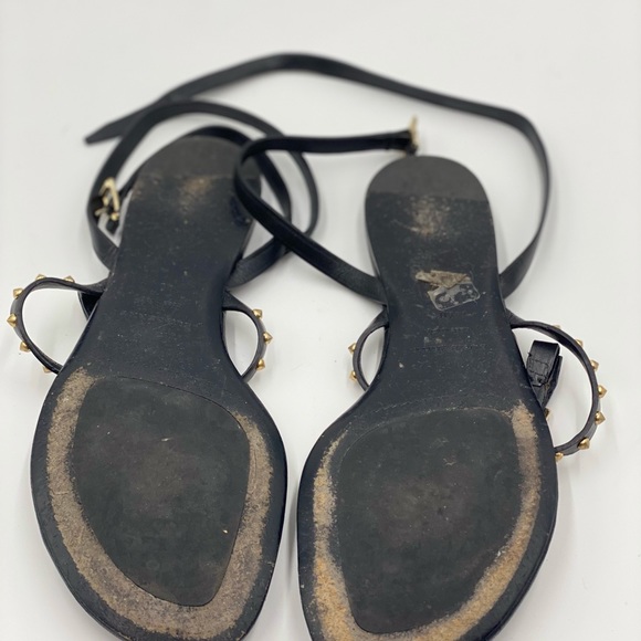 Burberry Gold Studded Sandals - Picture 2 of 2